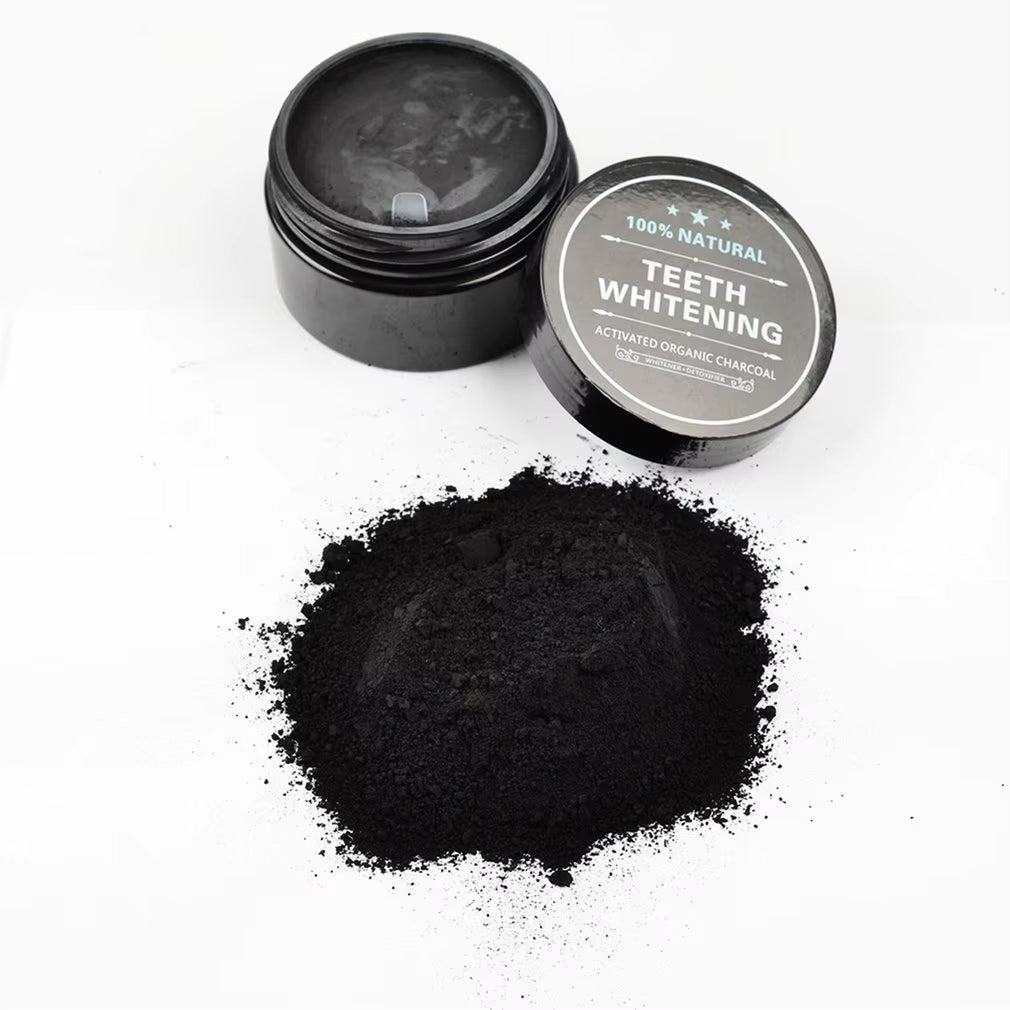 30G Natural Teeth Whitening Powder Activated Organic Charcoal Powder Polish Teeth Clean Strengthen Teeth Whitener Oral Hygiene
